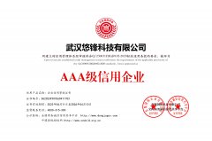 双网_AAA级信用企业等级证书_白色铜牌